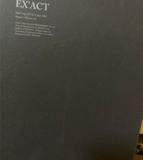 EXO 专辑 中毒 上瘾 exact ma...