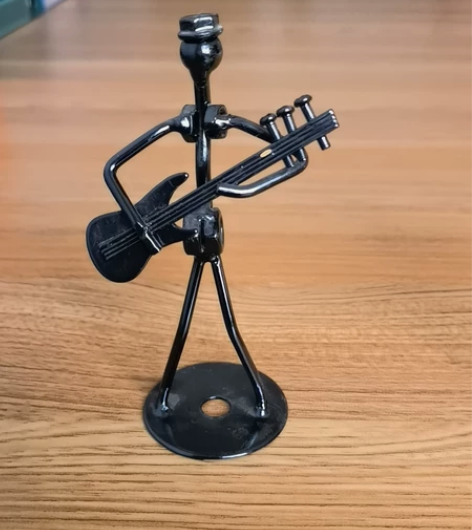 创意个性音乐铁人乐队造型金属工艺品家居装饰...