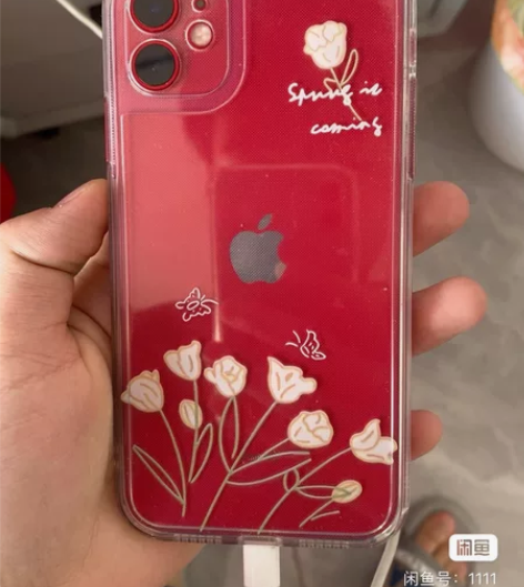 苹果11手机,红色大陆国行128g ,95...