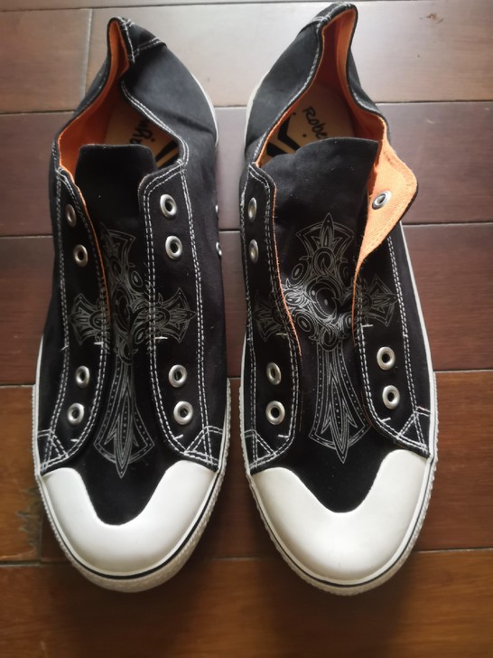 全新外贸男士大码帆布鞋一脚蹬男士帆布休闲鞋...