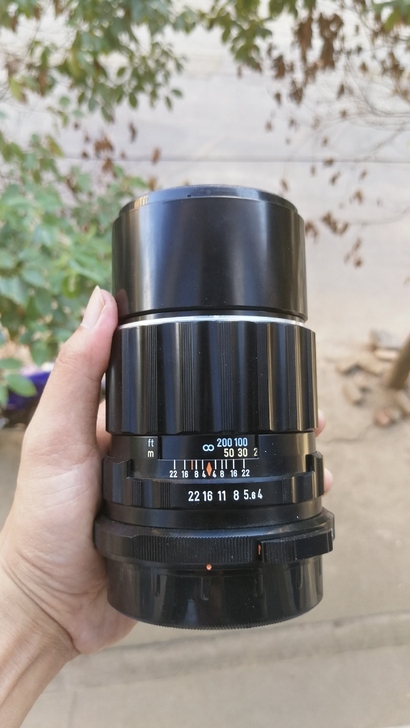 宾得67用200/4多层镀膜镜头，成色很好...