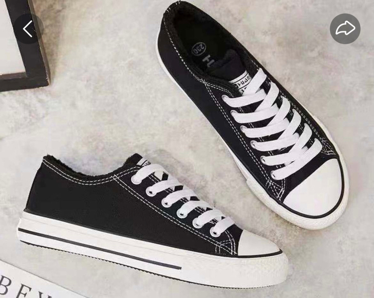 加薄绒帆布鞋全新36码