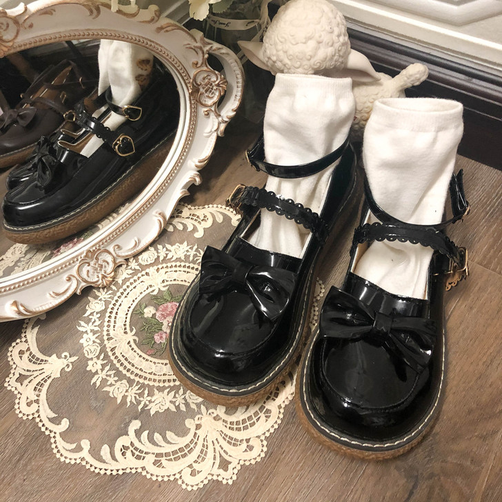 日系大头娃娃鞋