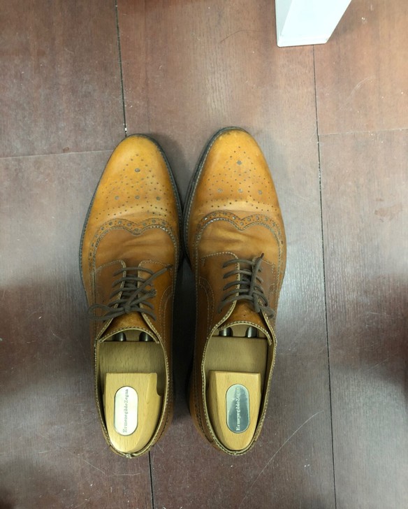 巴利bally布洛克男士皮鞋 落日黄bal...