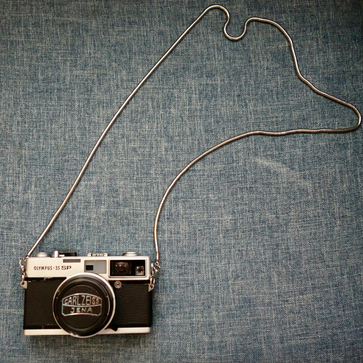 奥林巴斯35sp 旁轴相机 金属链 蛇骨链