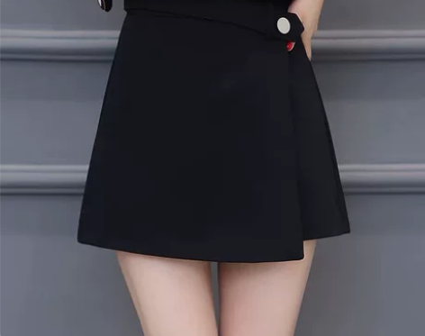 全新，短裤女2022新款百搭a字高腰阔腿热...