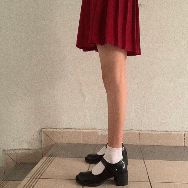 MONA林小宅小岚同款玛丽珍单鞋学院风日系...
