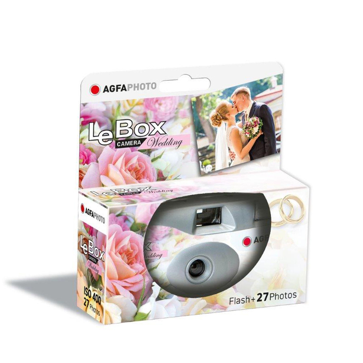 AGFA爱克发婚礼版400度一次性胶卷相机...