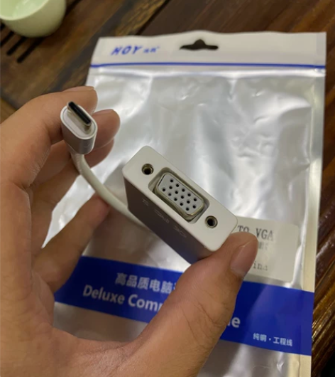 type-c转换器VGA 连接显示器电视电...