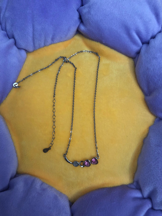 纯银925项链。九五新。不掉色。有925标...