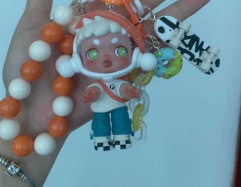 DIY现货盲盒钥匙扣、包包挂件 泡泡玛特熊...