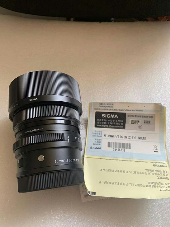 适马35 f2 L口 99新，镜片完美，功...