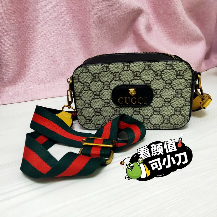 明星肖战同款虎头相机包经典时尚百搭男女通用...