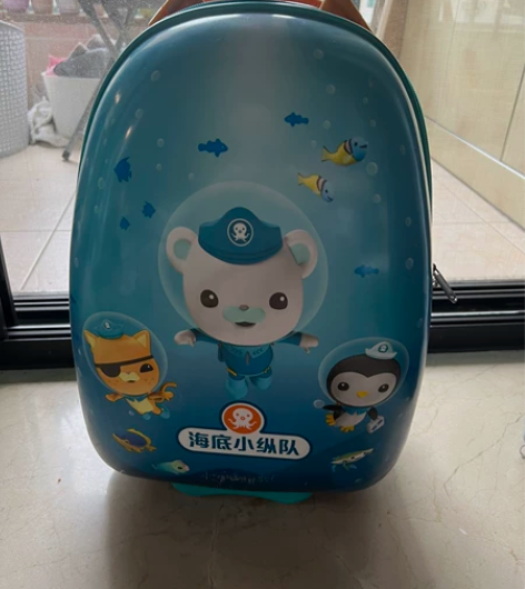 海底小纵队16寸儿童行李箱拉杆箱 9成新轻...