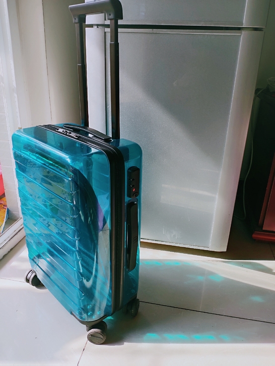 小米90分绝版透明旅行箱行李箱拉杆箱