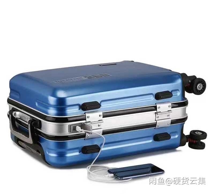 【全新】厂家处理网红袋鼠PC万向轮商务行李...