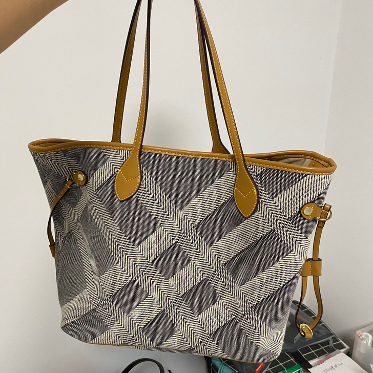 麦米可/MCMIKO 欧美大容量单肩包帆布...