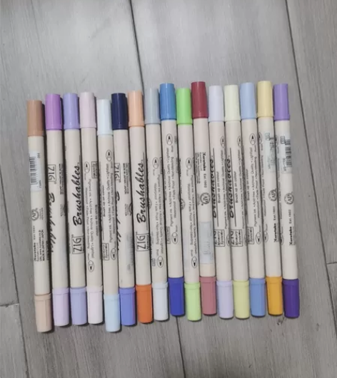 吴竹7700水彩笔 日本吴竹双头水彩笔 彩...