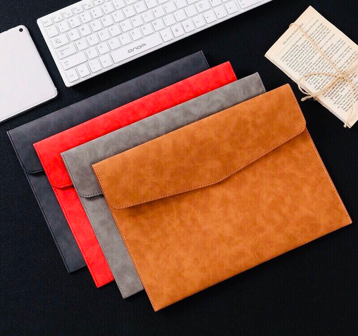 【低价时尚】商务会议包A4大容量文件袋皮质...