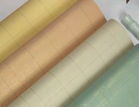 安徽宣纸厂直销蜡染鎏金方格笺宣纸批发复古半...