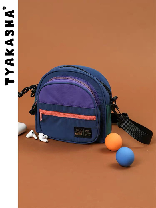 TYAKASHA塔卡沙童话系列拼色小巧单肩...