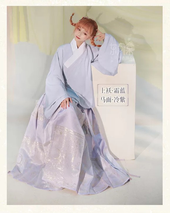 东月棠 春季纯色交领琵琶袖上袄平价明制汉服...