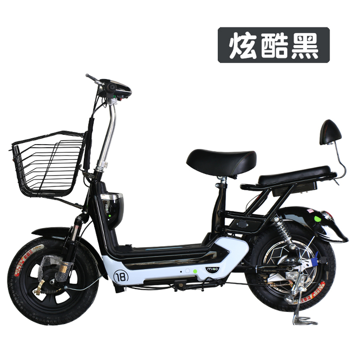 二手电动自行车电瓶车成人单车48V锂电踏板...