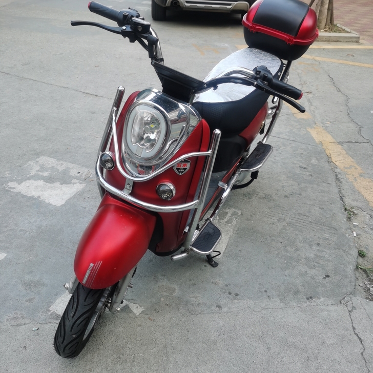 全新五羊电动车，有牌有证，  碟刹， p档...