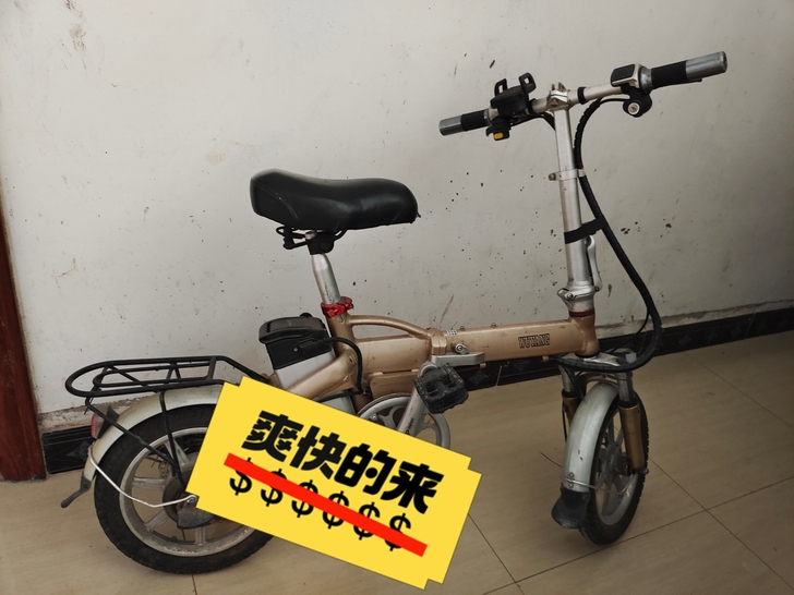2018年代驾五羊电动车,可折叠。