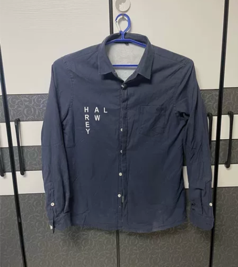 二手男品牌休闲加绒衬衫2xl码 舒适休闲百...