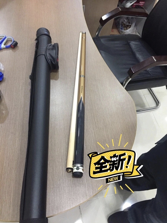 台球杆！升级做奶爸不玩了，美洲豹台球杆中头...