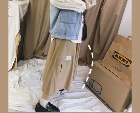 蒜泥SUNI大码 自制款日系风 秋款百搭松...