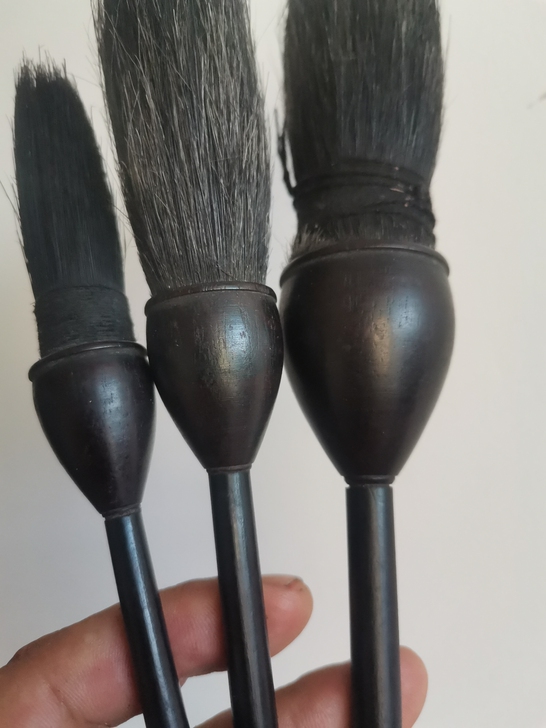 清代紫檀毛笔，品如图，售出不退换。