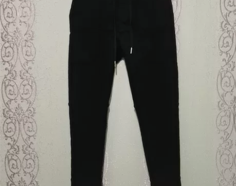 男士加绒休闲裤 腰围平摊两尺一裤长97