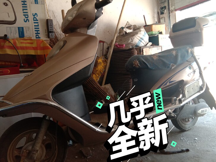 给换新电池出售！2100欧派电瓶车，5块电...