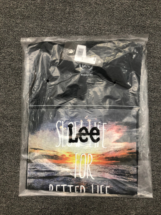 商场撤柜 正品Lee男士圆领纯棉短袖T恤