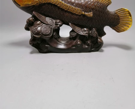 铜金龙鱼古玩铜器收藏,金龙鱼,工艺精湛 材...