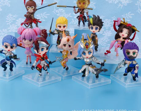 6个50块王者蛋糕装饰摆件Q版孙悟空齐天大...