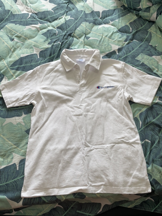 正版白色冠军T恤