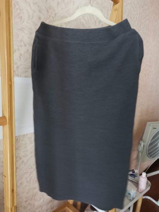 优衣库包臀裙深灰色m码女棉质