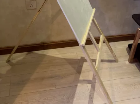 搬家拿不了  木质画架一套 带画板 夹子 ...