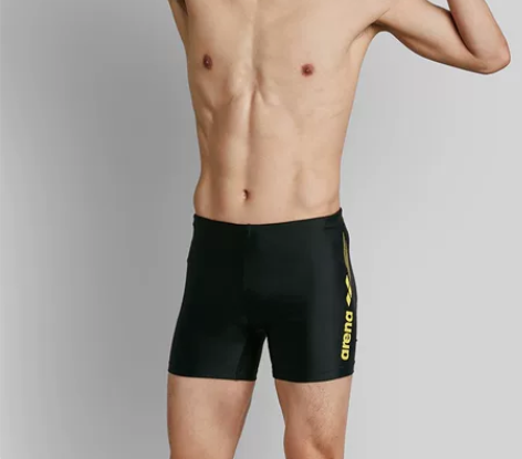 arena阿瑞娜泳裤男防尴尬平角专业运动训...