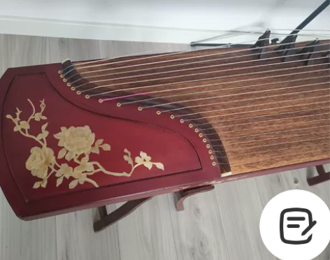 古筝八成新，自提 感兴趣的话点“我想要”和...