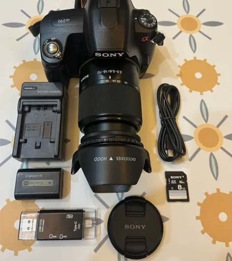 索尼a290单反9成新    索尼a290...