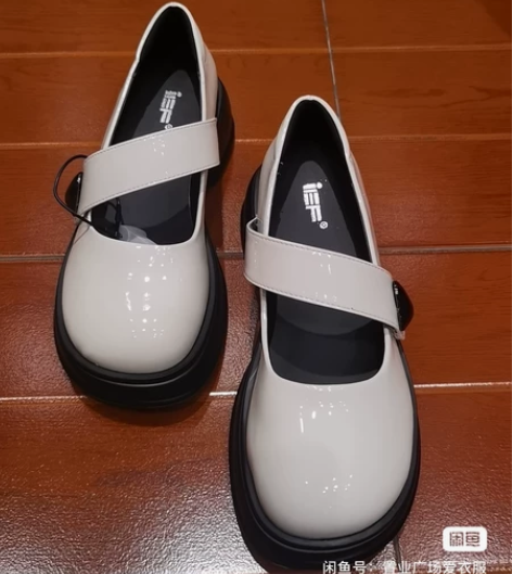 爱衣服实体店,玛丽珍圆头厚底鞋子,全新全码...