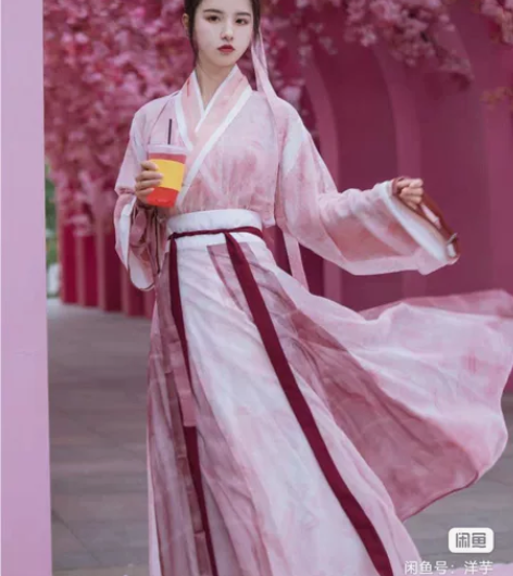 梨花渡 舒荷 魏晋交领十二破三件套 上S下...