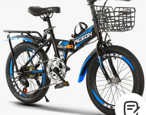 飞鸽折叠儿童自行车7-8-10-12-15...