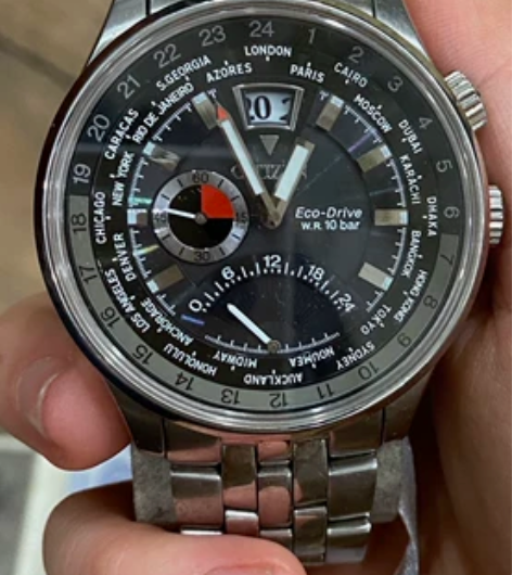 西铁城citizen光动能手表时尚钢带男表...