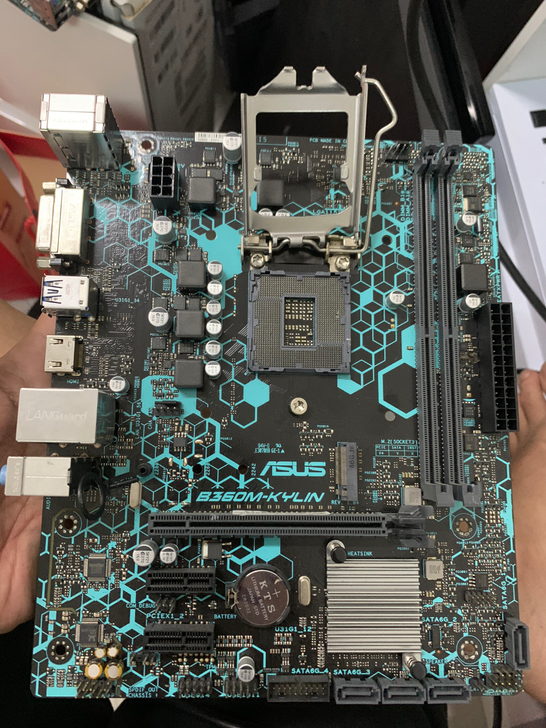三片华硕b360m-k ylin主板。成色...