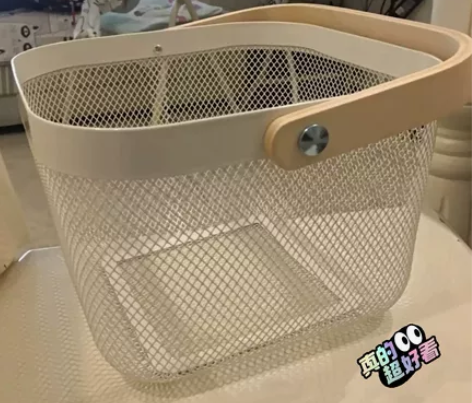 【19.9包邮】买菜篮子洗澡储物袋果篮小提...